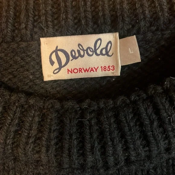 Devold Nansen Navy Blue Sweater - Picture 2 of 10